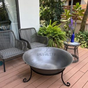 Chảo gang đốt lửa không quai