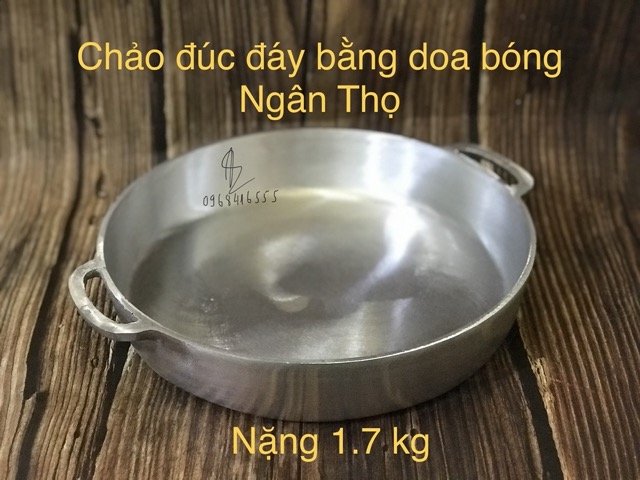 chảo đúc 31 cm đáy bằng chiên rán cá tuyệt vời