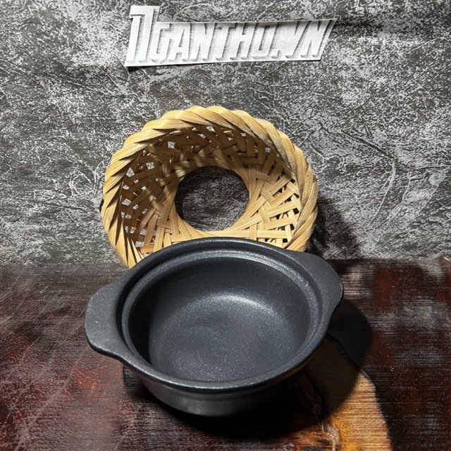 Thố Gang Chống Dính Làm Kho Quẹt 12 cm Ngân Thọ